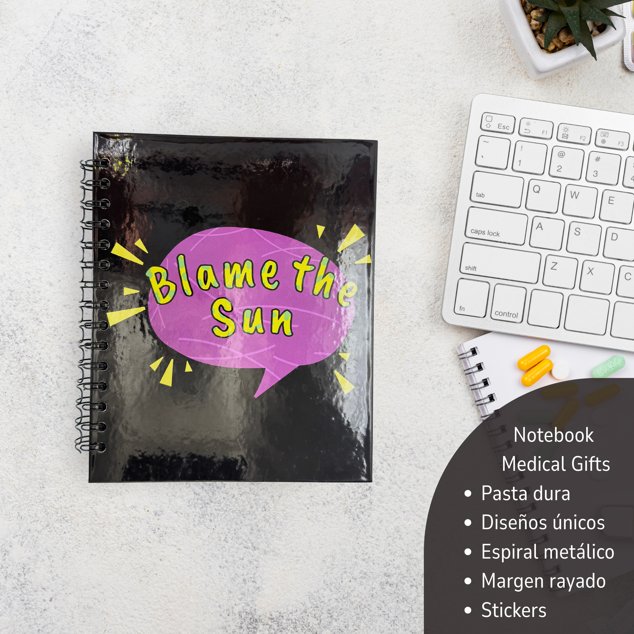 Image of Notebook - Diseño Exclusivo “Blame The Sun”