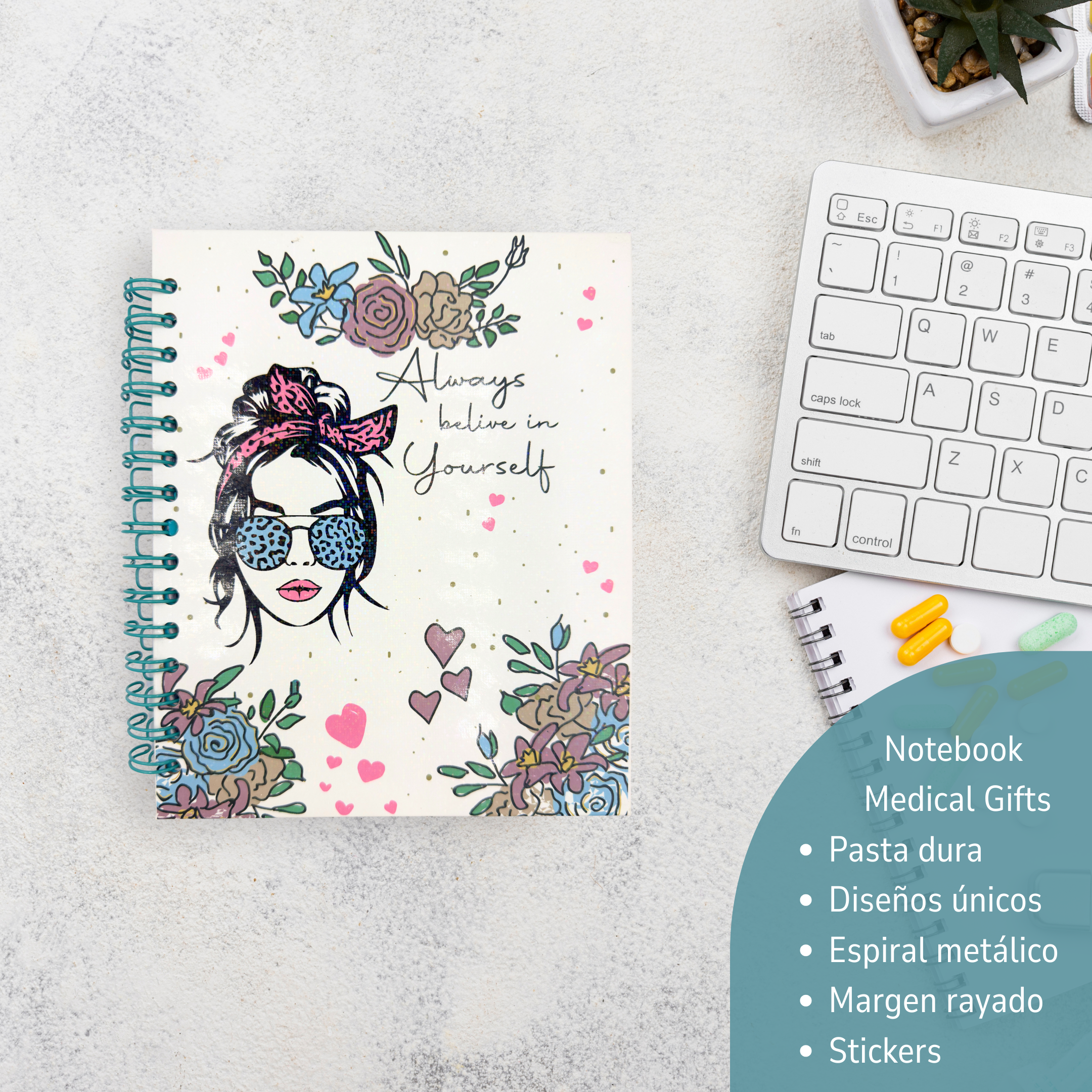 Image of Notebook - Diseño Exclusivo “Always Believe in Yourself”