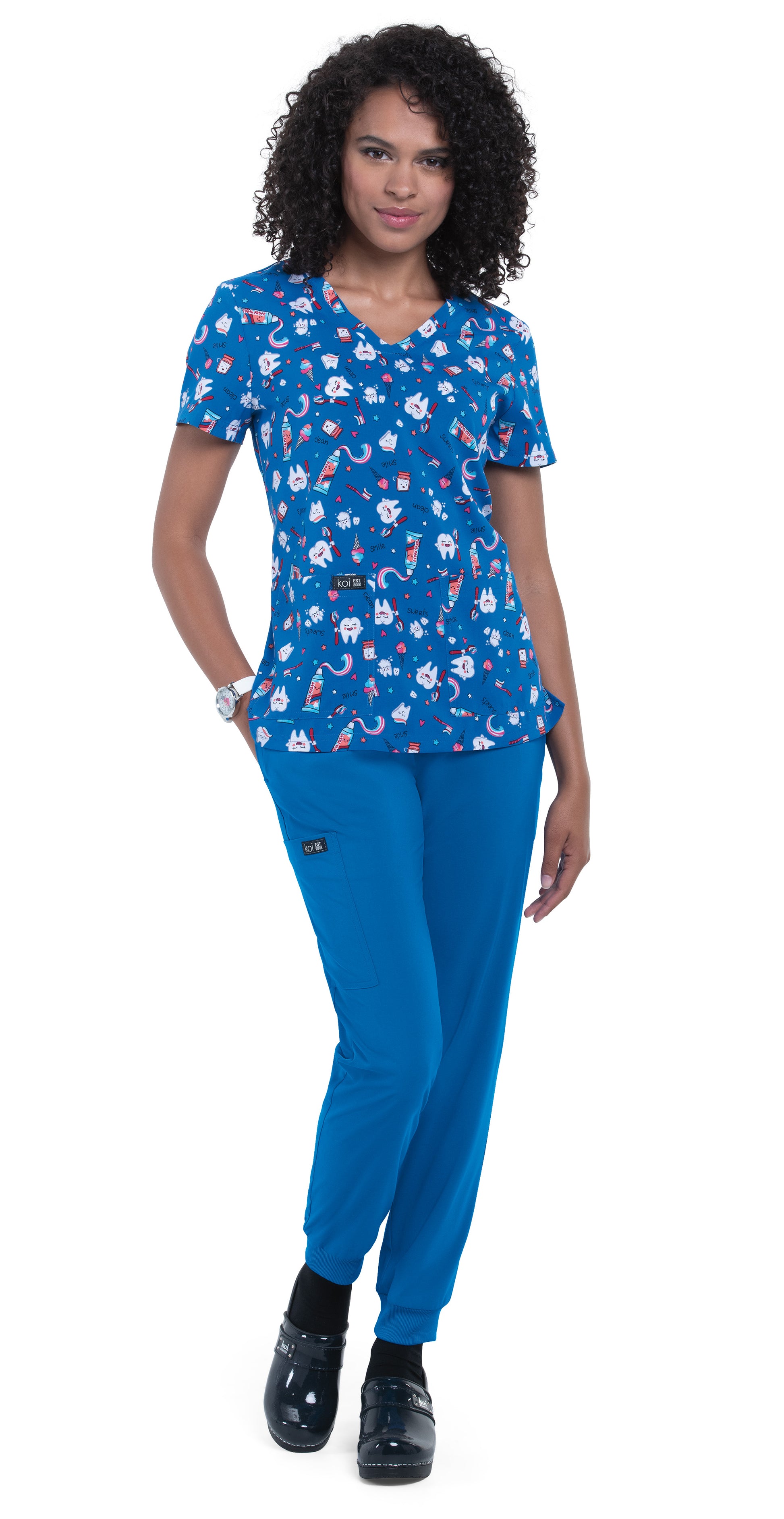 Filipina Estampada Koi - Dientes