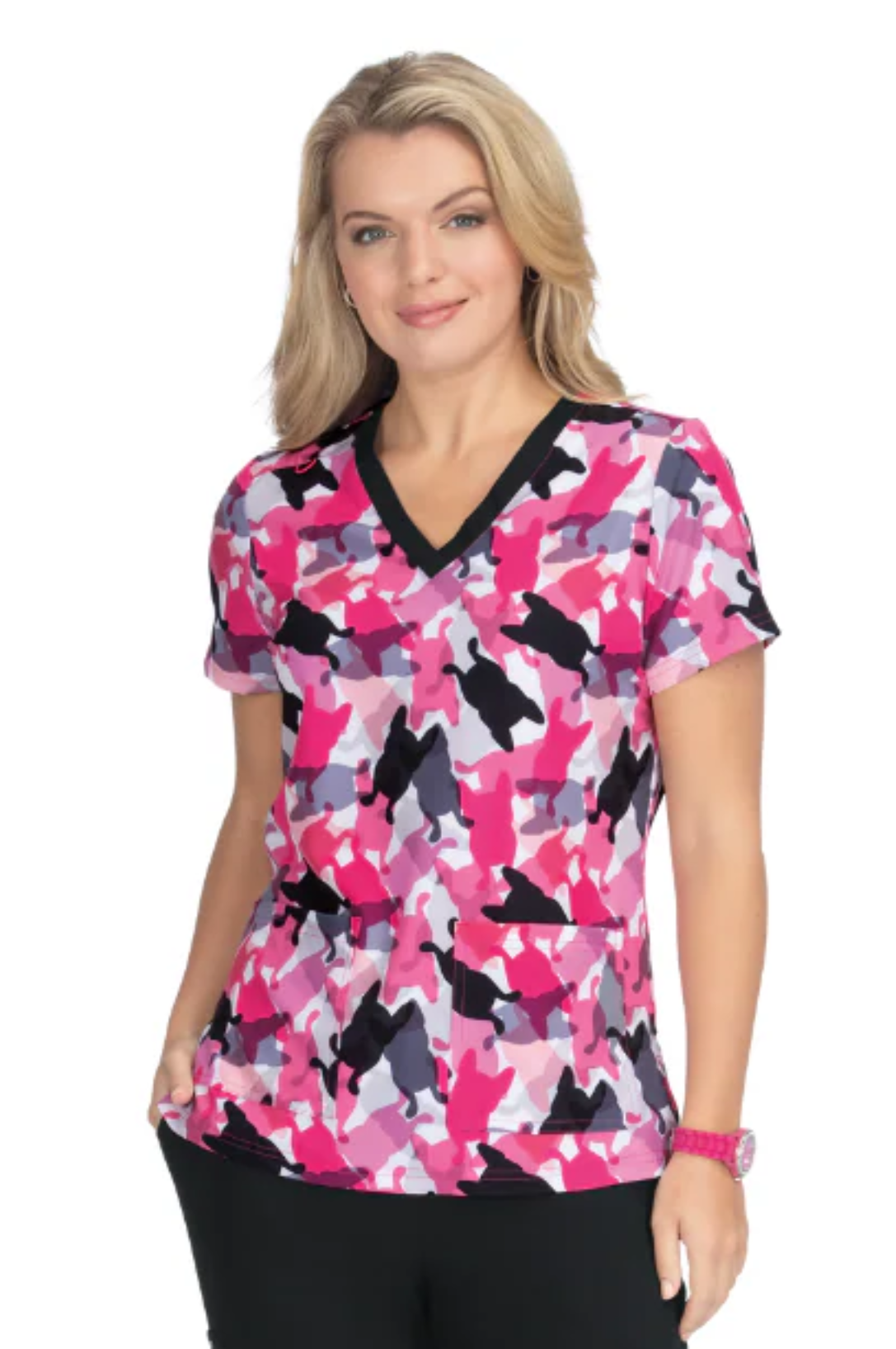Image of Filipina LULU Estampada KOI French Bull TALLA XS