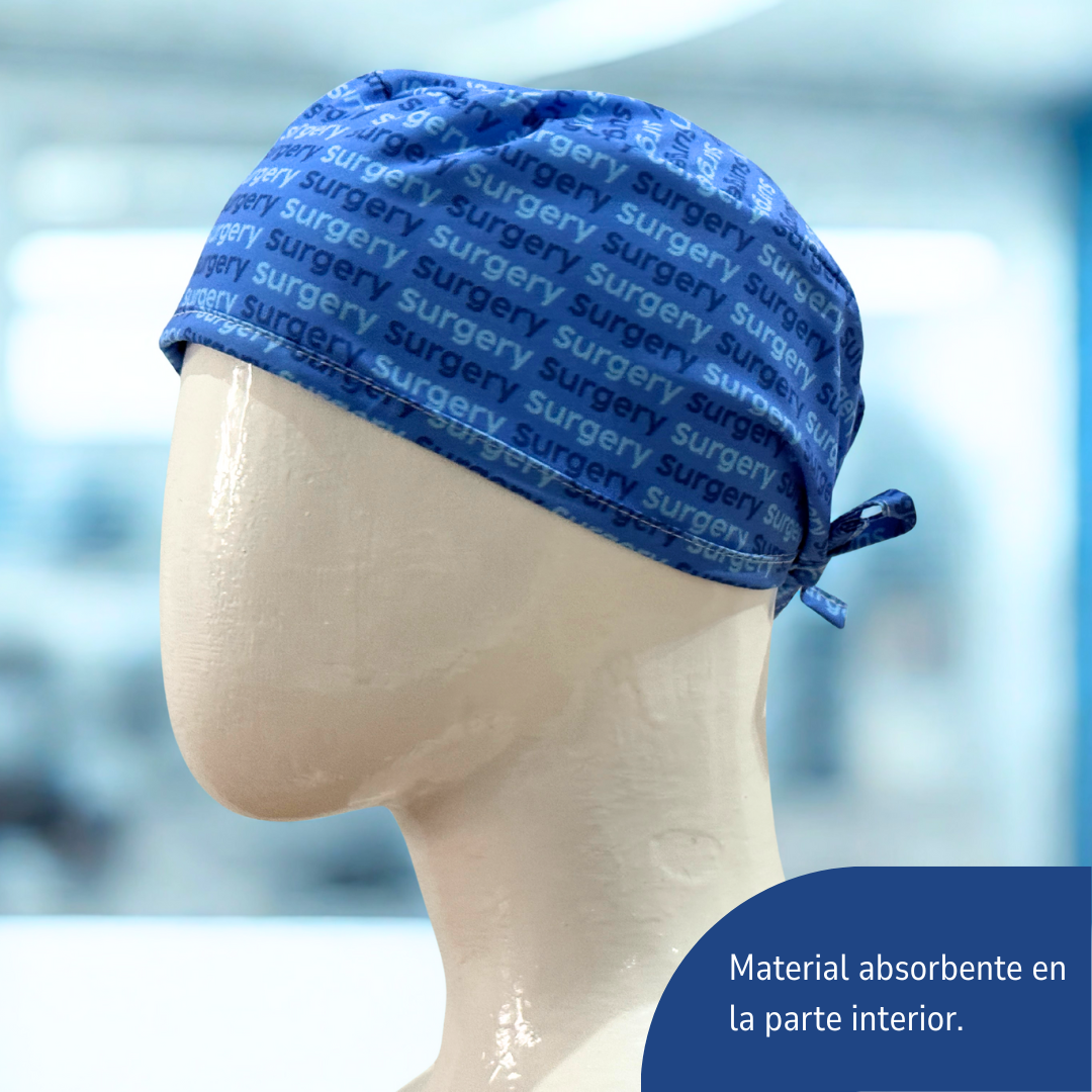 Gorro Médico Unisex - Estampado de Surgery