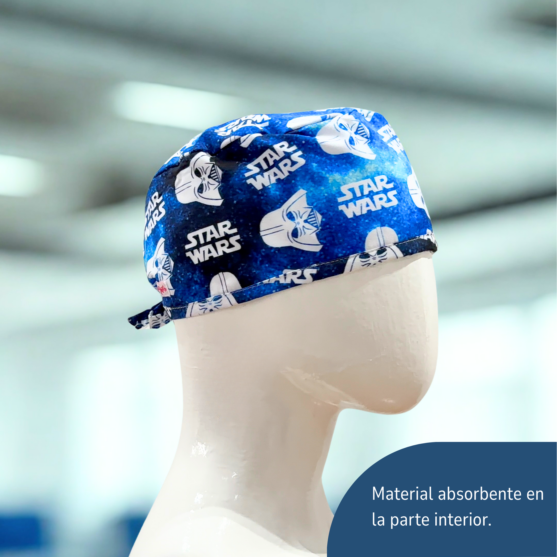 Gorro Médico Unisex - Estampado de Star Wars