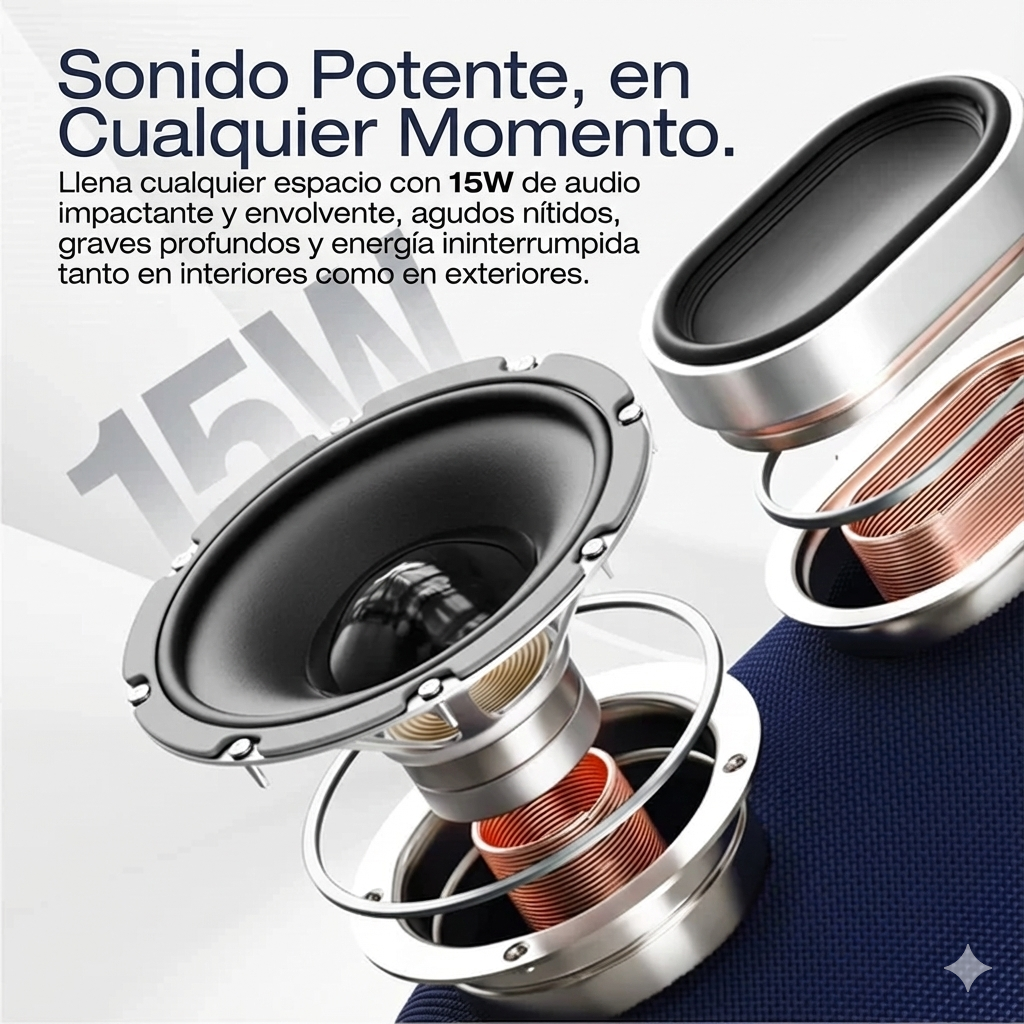 Bocina Bluetooth Náutica SP600 - Altavoz varios colores