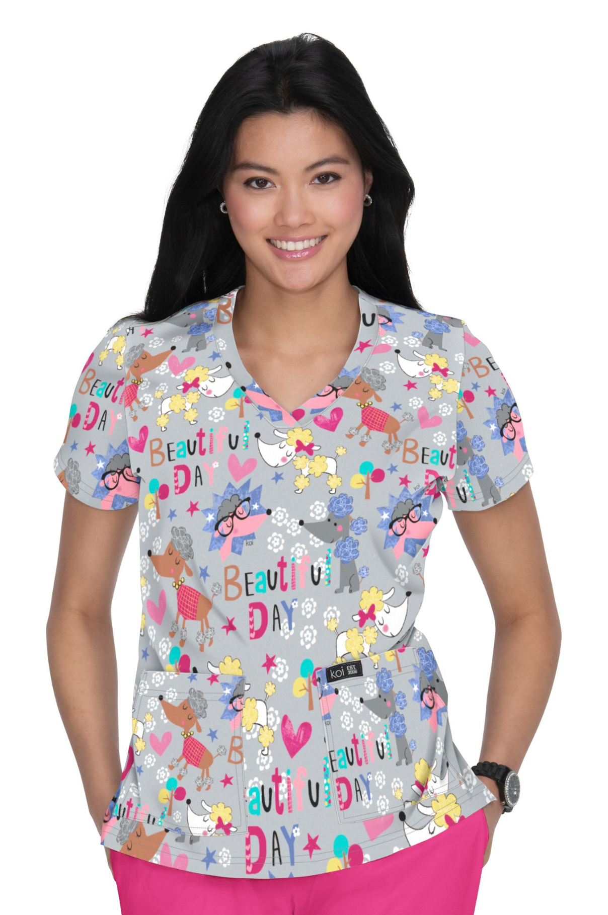 Filipina Estampada Leslie KOI BASICS XS