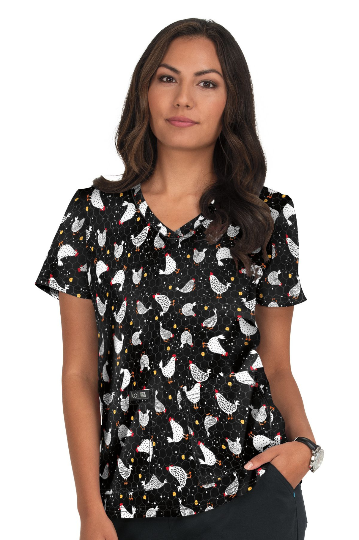 Image of Filipina Estampada Leslie KOI BASICS XS