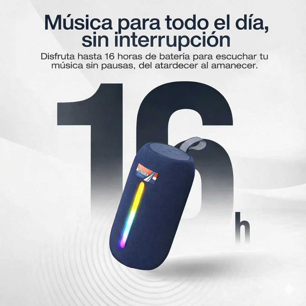Bocina Bluetooth Náutica SP600 - Altavoz varios colores