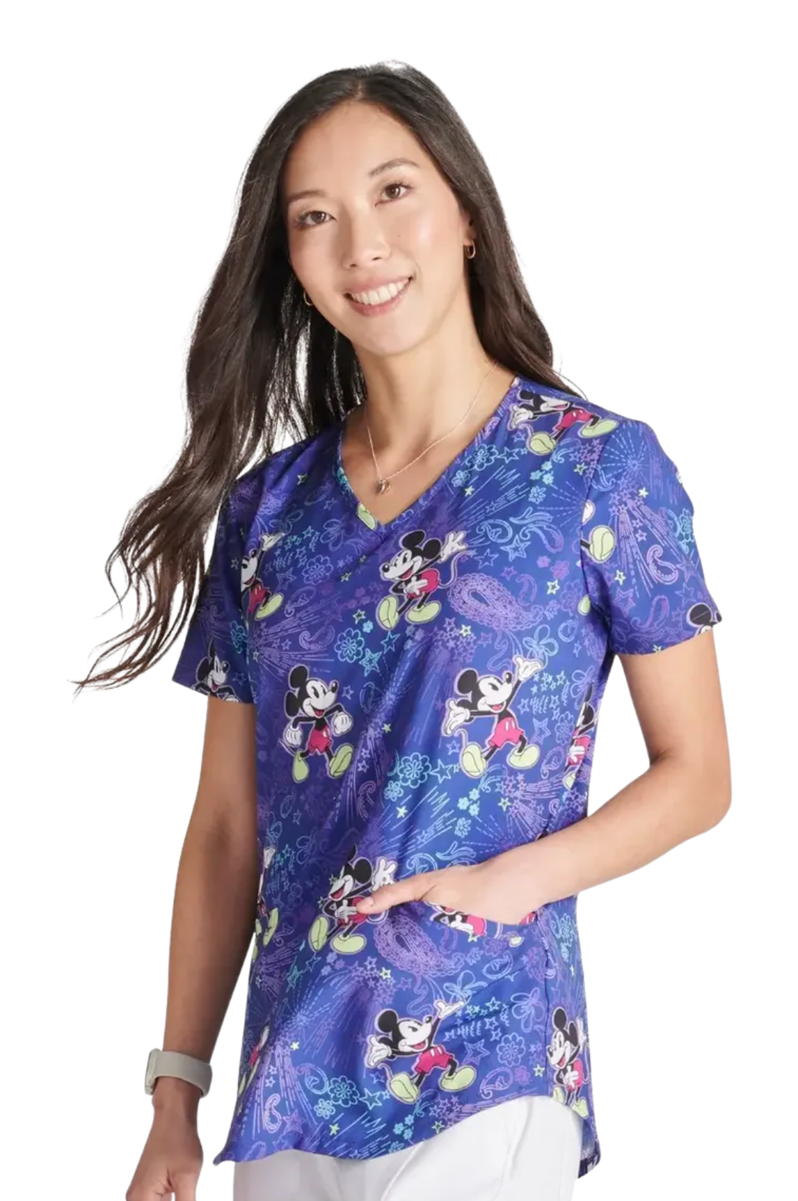 Filipina Estampada Cherokee Mickey para Dama talla XS