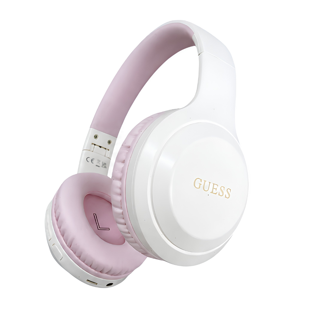 Audífonos Guess Wireless logo pink