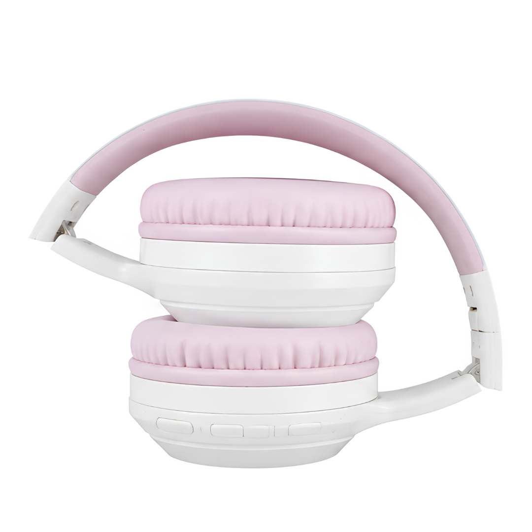Image of Audífonos Guess Wireless logo pink