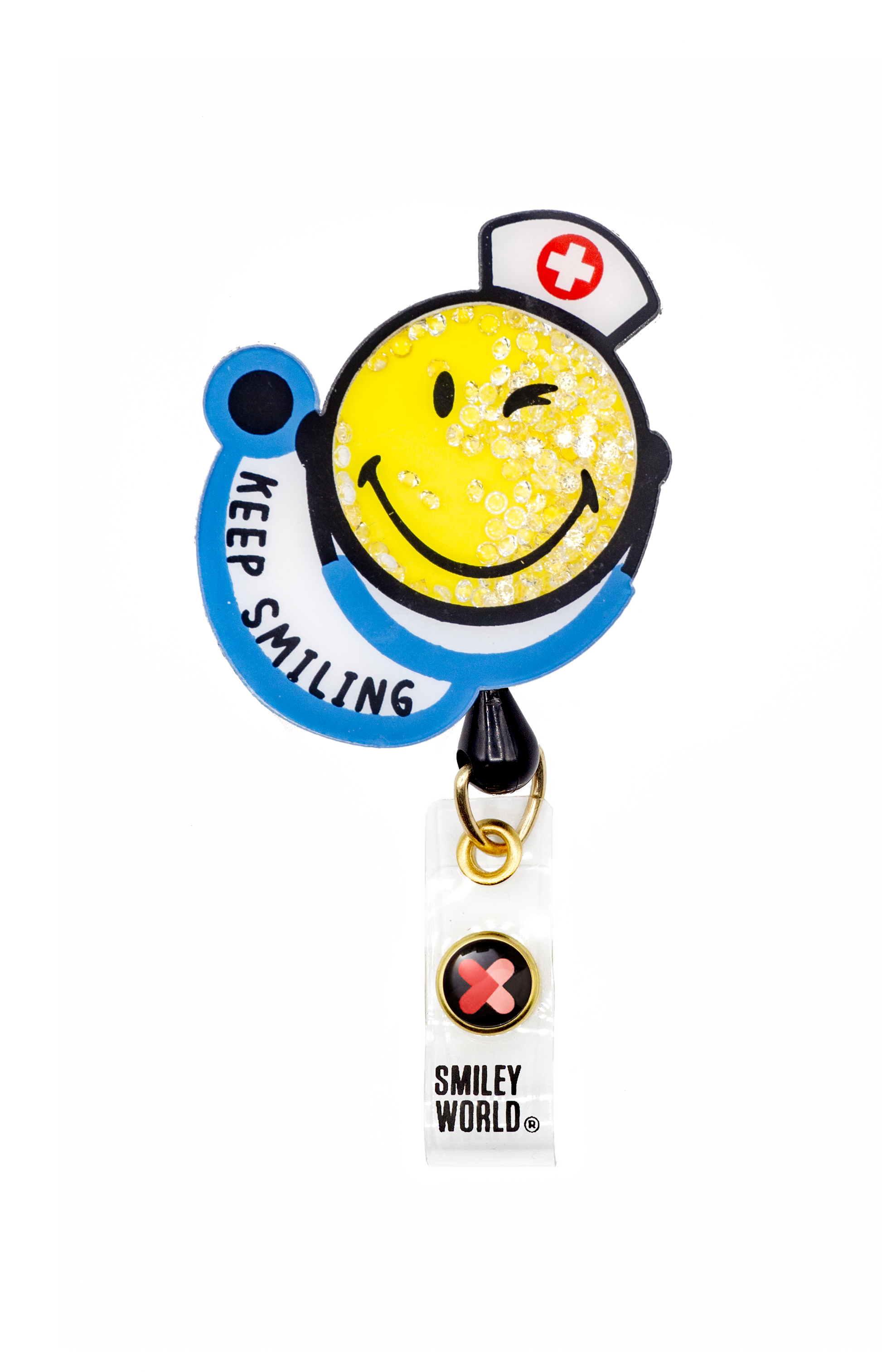 Portagafete con Lanyard  - SMILEY WORLD