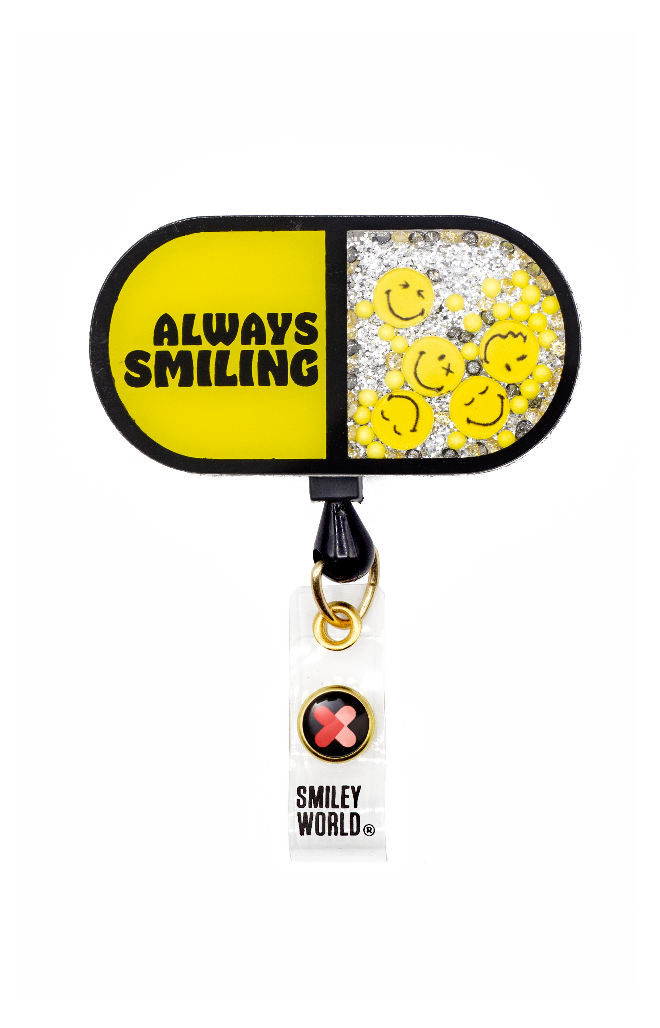 Image of Portagafete con Lanyard  - SMILEY WORLD